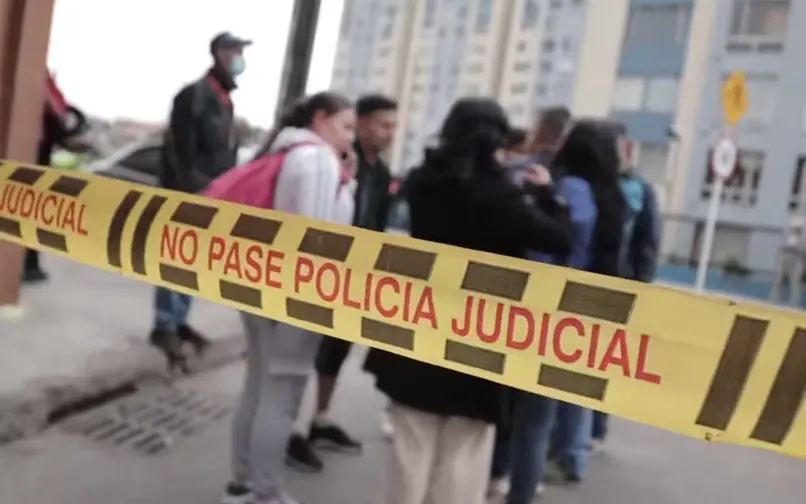 Ataque con arma blanca durante un rodaje en Bogotá 