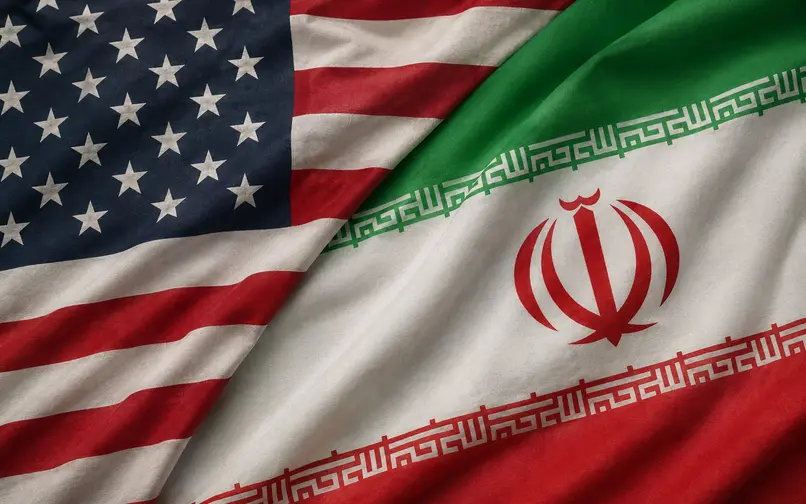 Banderas de Estados Unidos e Irán 26