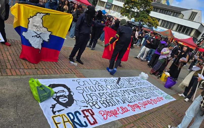 Manifestación en la Universidad Nacional mayo 26