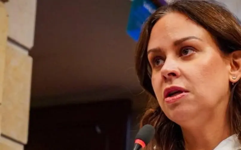 Maria Claudia Tarazona, viuda de Miguel Uribe Turbay