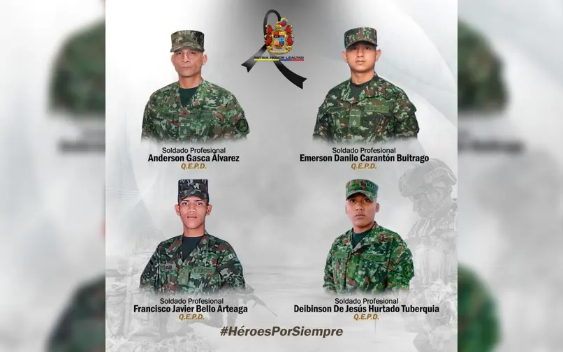 Militares asesinados Calarcá