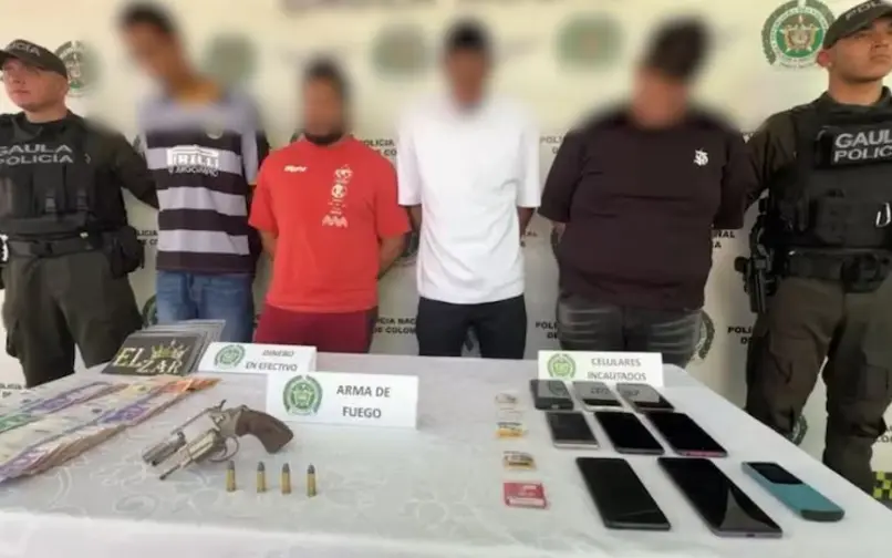 Desarticulan red de extorsión La Inmaculada