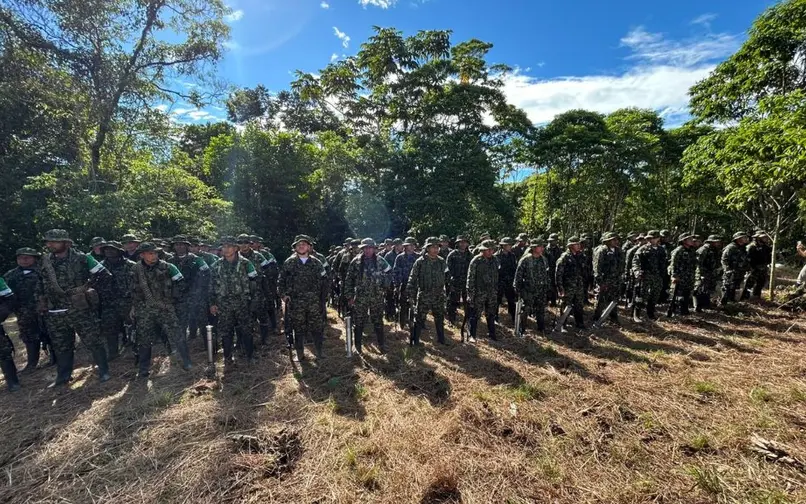 99 integrantes de la disidencia Coordinadora Nacional Ejército Bolivariano ingresaron a la Zona de Ubicación Temporal en Putumayo