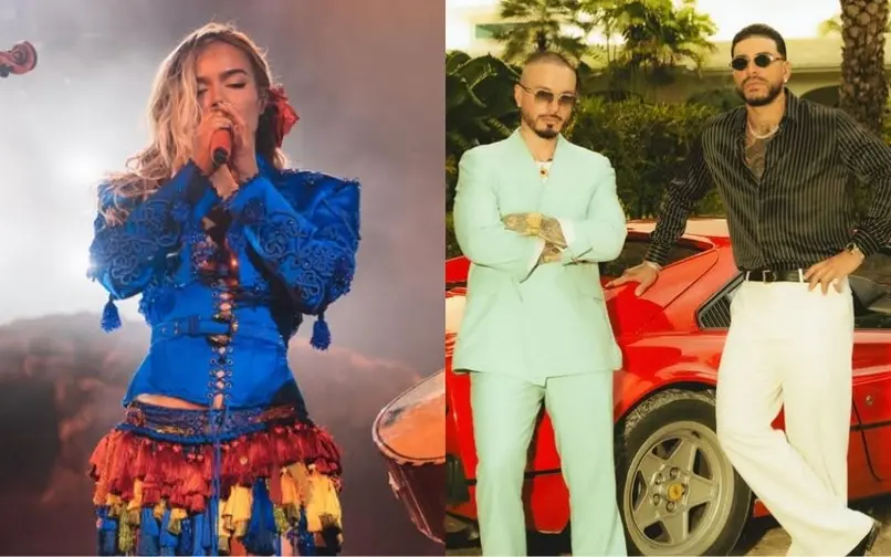 Karol G, J Balvin y Ryan Castro