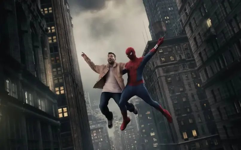 Messi y SpiderMan