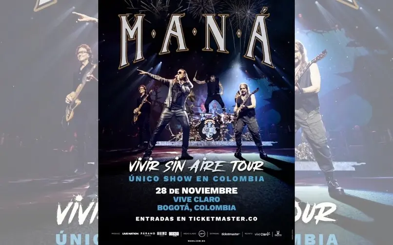 maná anunció concierto en bogotá