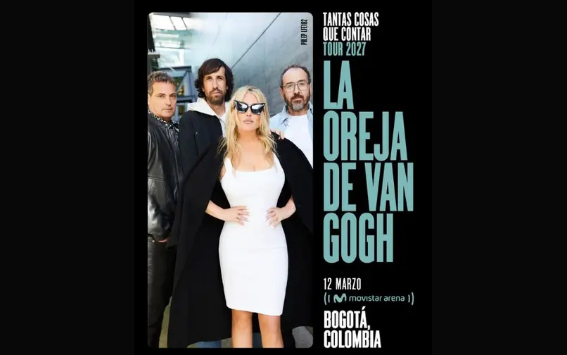 La Oreja de Van Gogh confirma concierto en Colombia con Amaia Montero