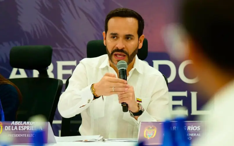 Abelardo de la Espriella en empalme en Montería