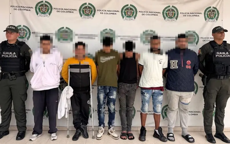 Capturan a seis presuntos integrantes del Tren de Aragua por extorsiones y homicidios en Bogotá
