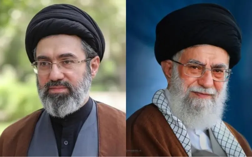 Mojtaba Jamenei y Ali Jamenei