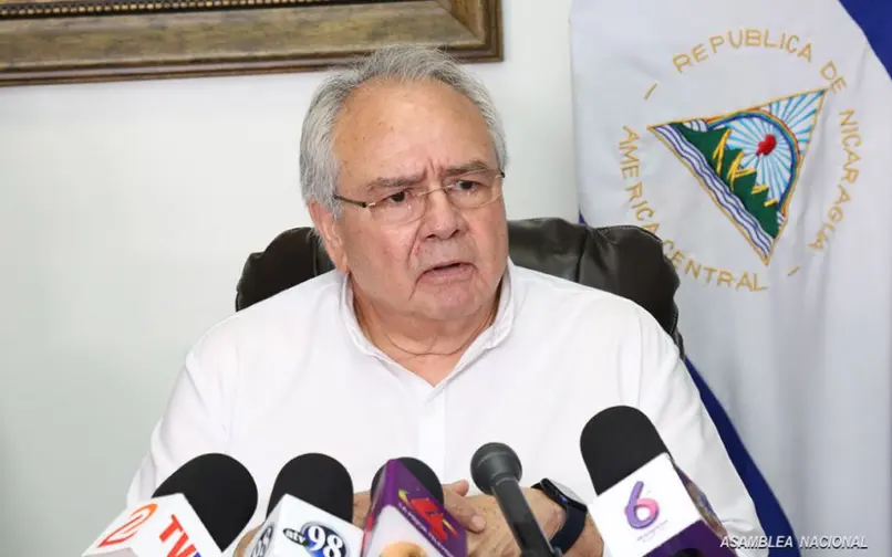 Gustavo Porras, titular de la Asamblea Nacional de Nicaragua