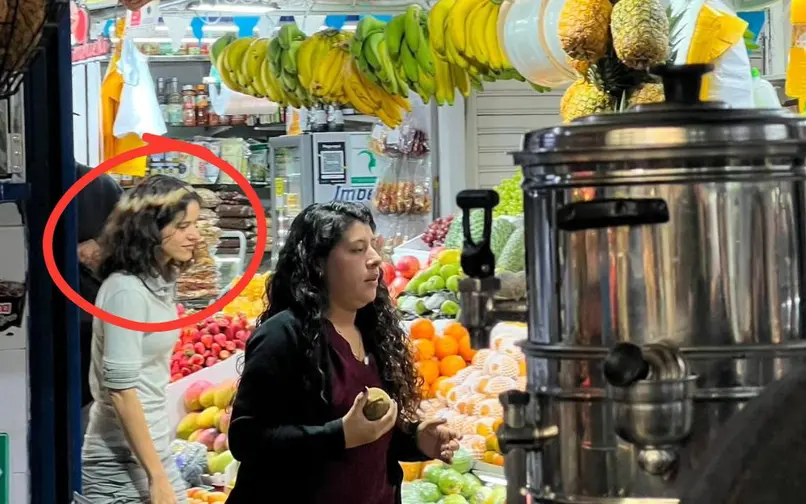 Rosalía en la Plaza de Paloquemao