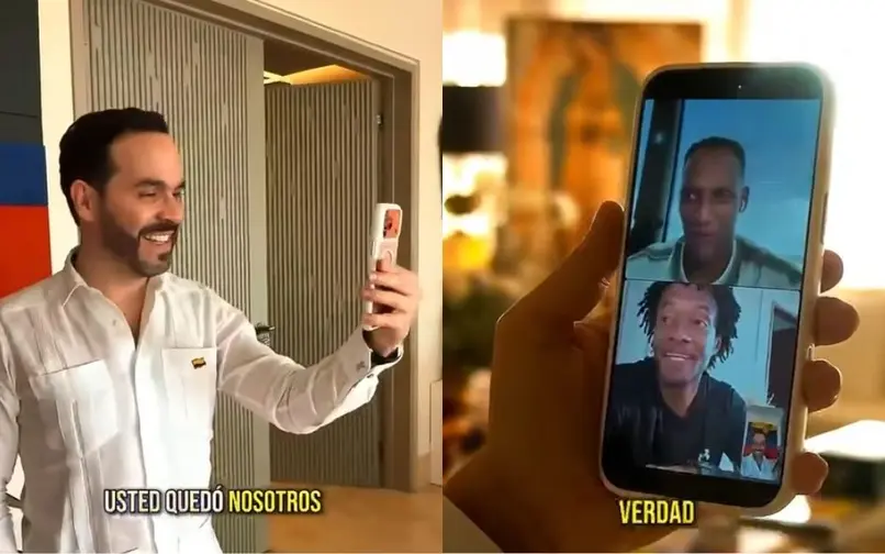Presidente electo saluda a jugadores de la Selección