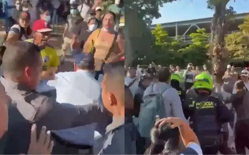 Agredieron al alcalde de Cali, Alejandro Eder, mientras atendía emergencia por terremoto