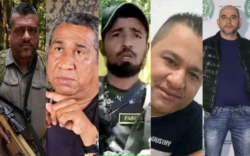 alias Araña, alias H. H., alias Mocho Olmedo, alias Muñeca, alias Pinocho