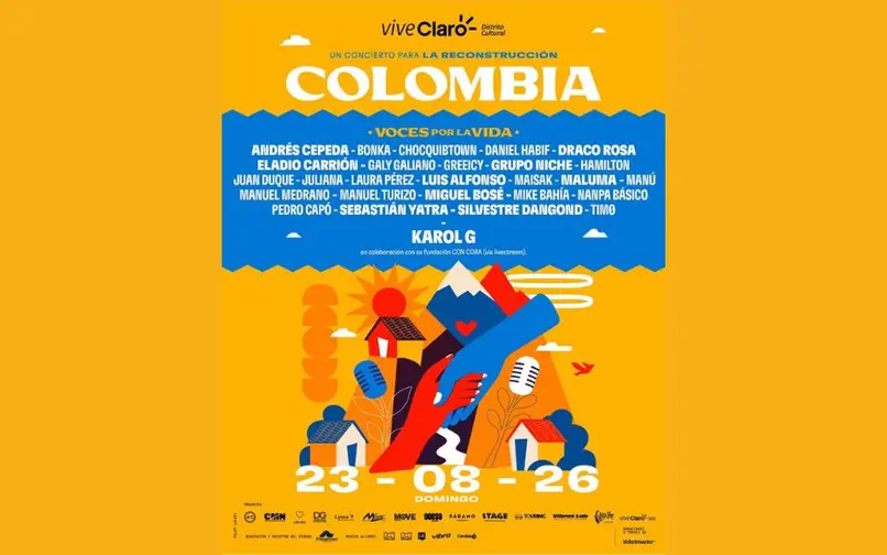 Concierto ‘Colombia: Voces por la Vida’