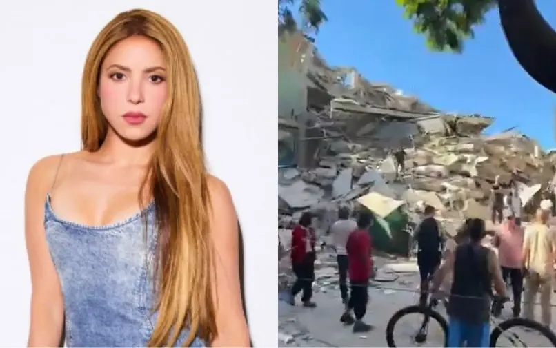 Shakira expresa su solidaridad con Colombia tras el terremoto