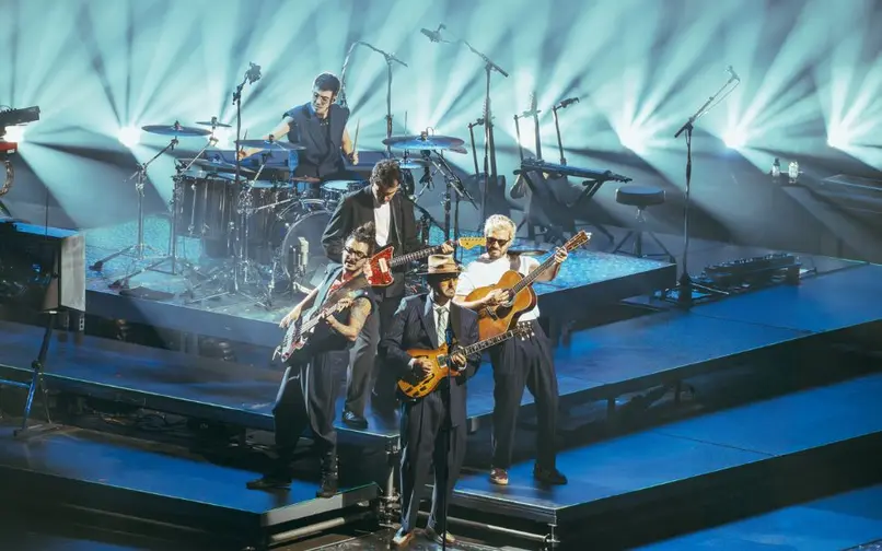 Morat en su “Ya Es Mañana World Tour” en el Movistar Arena de Bogotá