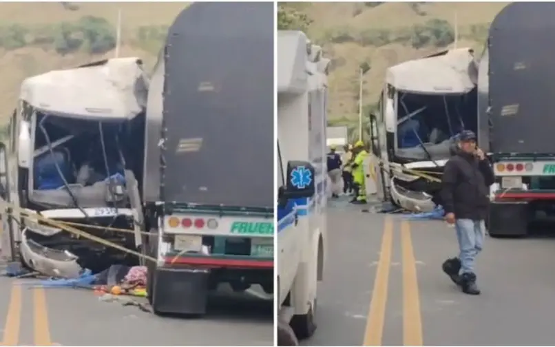 Tragedia en la vía Manizales-Medellín:
