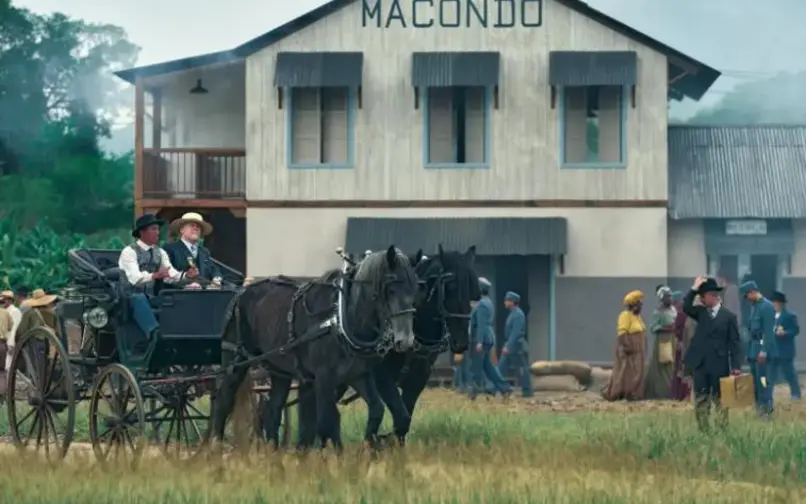 Macondo cobra vida en set de Netflix 