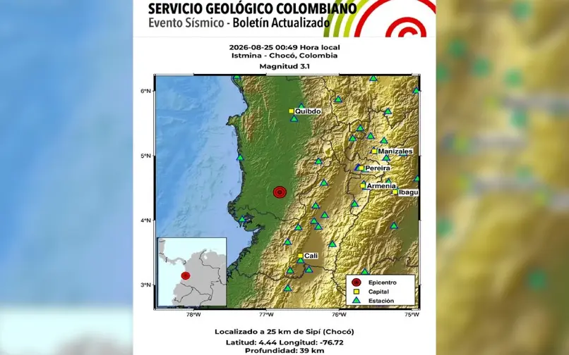 Sismo Itsmina