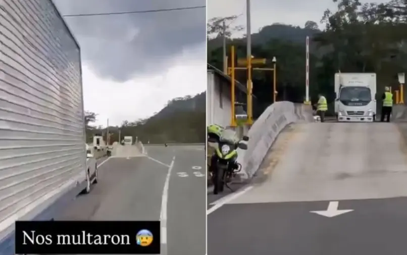 Multan con $1,2 millones a camión