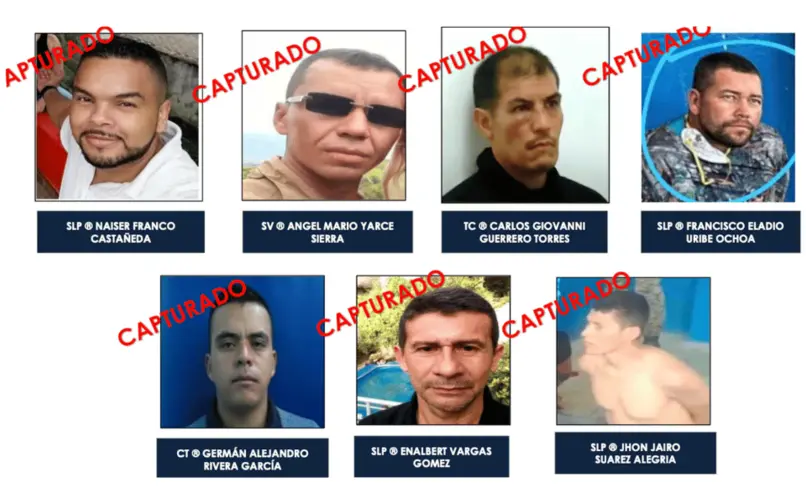 Trasladan a EE. UU. a 17 colombianos señalados