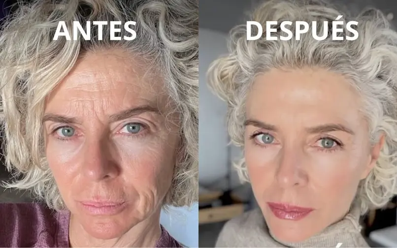Margarita Rosa de Francisco antes y después