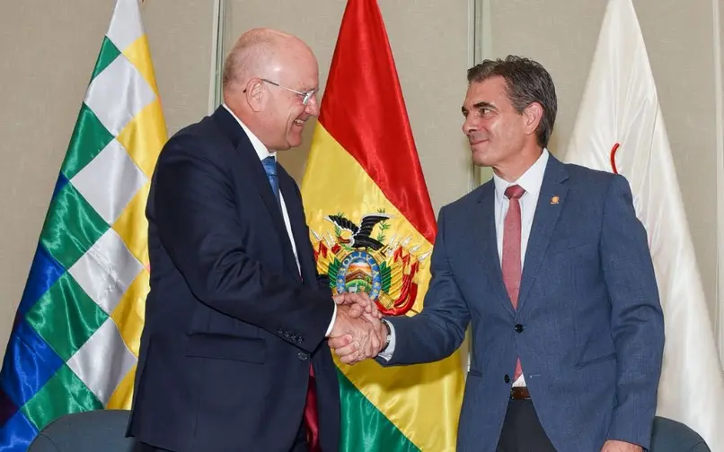 Bo Mathiasen y Rodrigo Paz