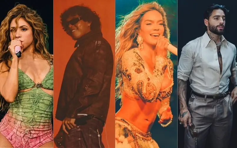 Shakira, Beéle, Karol G y Maluma