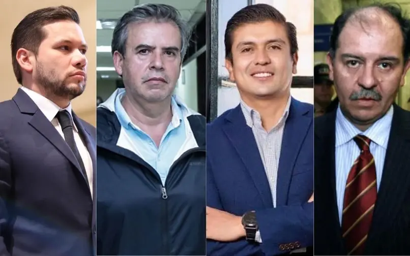 Andrés Calle, Álex Vernot, Víctor Gamboa y Emiro Rojas Granados