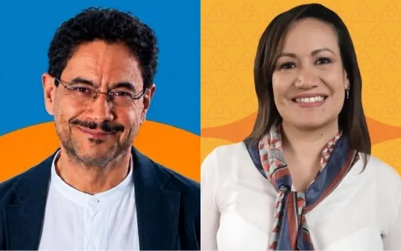 Iván Cepeda y Carolina Corcho