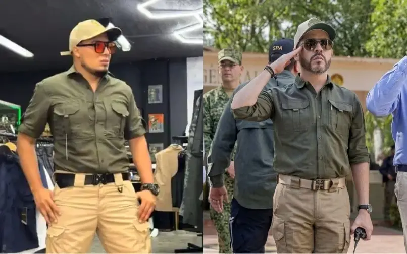 Emprendedor lanza línea de ropa inspirada en el estilo del presidente Abelardo De La Espriella
