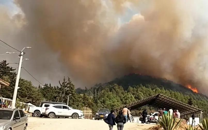 Villa de Leyva en llamas