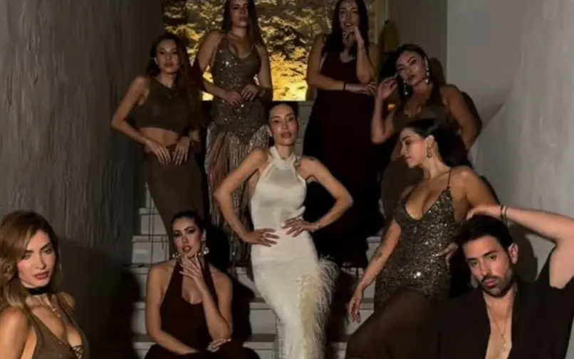 Luisa Fernanda W inició su despedida de soltera