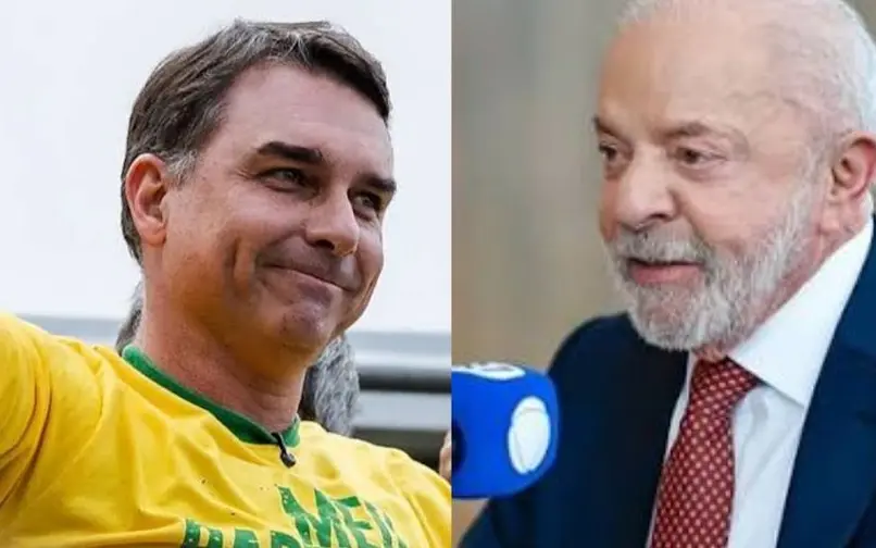 Flávio Bolsonaro y Luiz Inácio