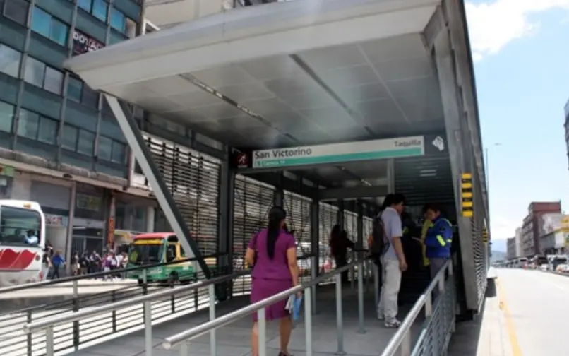 Estación San Victorino TransMilenio