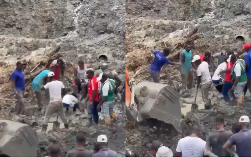 Derrumbe en mina de oro en Santa Bárbara de Iscuandé, Nariño
