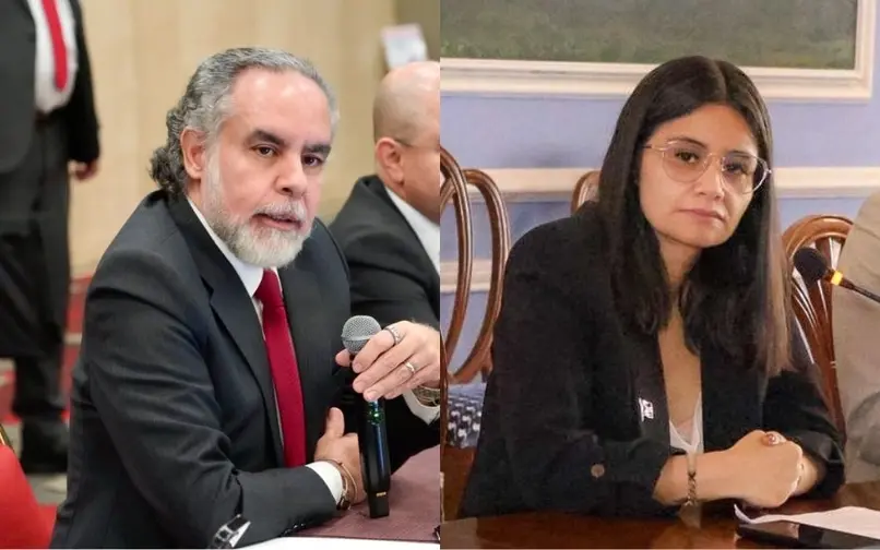 Armando Benedetti y Angie Rodríguez