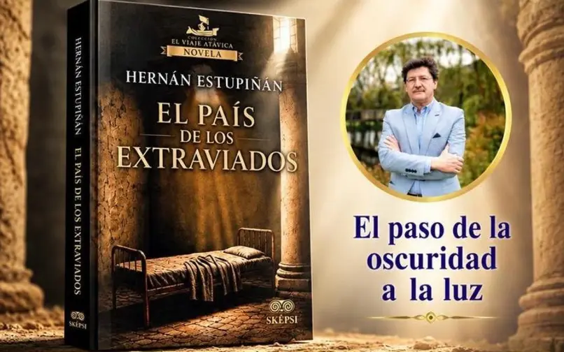 Hernán Estupiñan escritor y periodista lanza su octava novela: El País de los Extraviados 