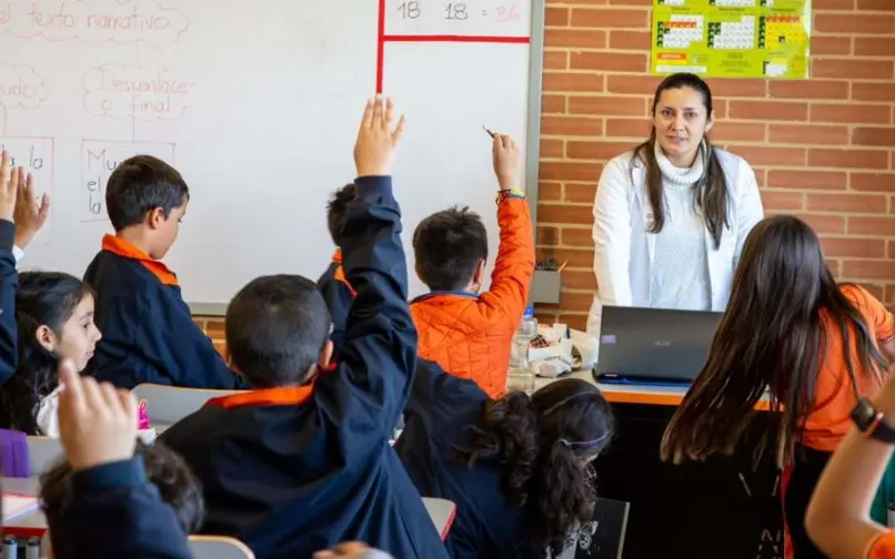 Niños en clase
