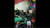 Jugadores de Bolivia celebran clasificación a repechaje