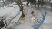 Fuerte granizada en barrio Modelia de Bogotá