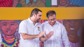 Yamil Arana y Gustavo Petro