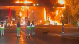 Incendio en el peaje Bicentenario en la vía Honda–Guaduas