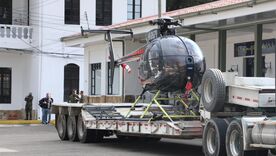 Helicóptero incautado