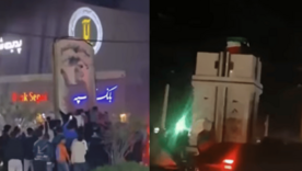 estatua derribadas en iran