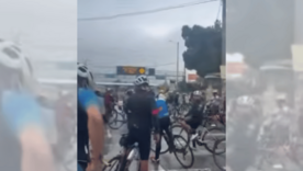 Ciclistas protestan por inseguridad en vía a La Calera