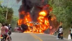 Bloqueo en la Troncal del Caribe