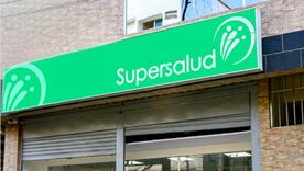 Letrero de una oficina de Supersalud